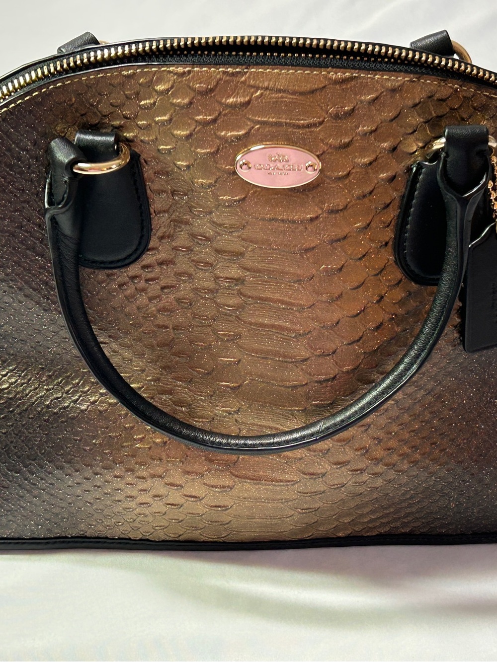 Authentic Coach Cora Domed satchel